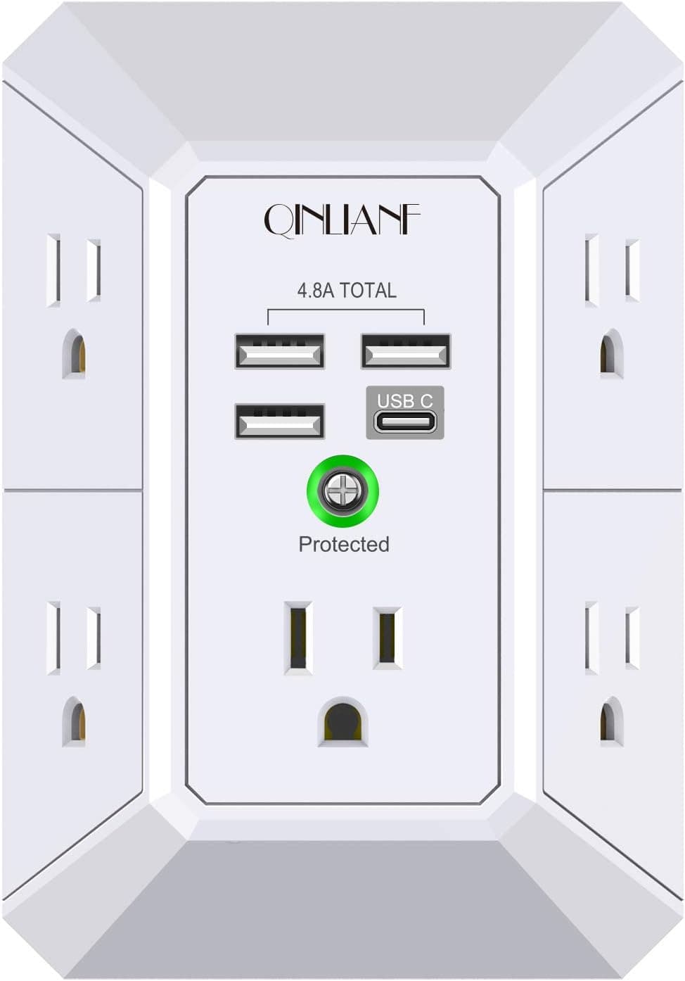 QINLIANF Wall Charger Surge Protector Review