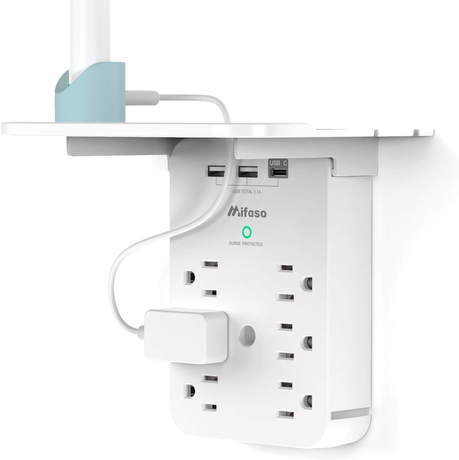 Wall Outlet Extender with Surge Protector Review